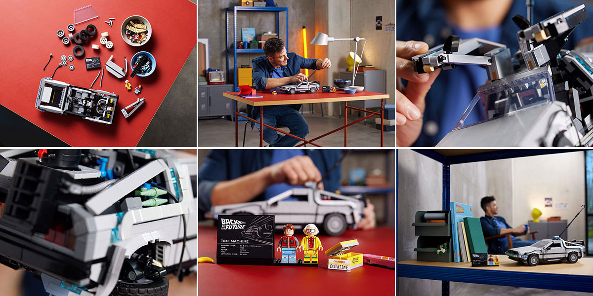 LEGO® Creator: wehikuł czasu z filmu Powrót do przyszłości (10300)