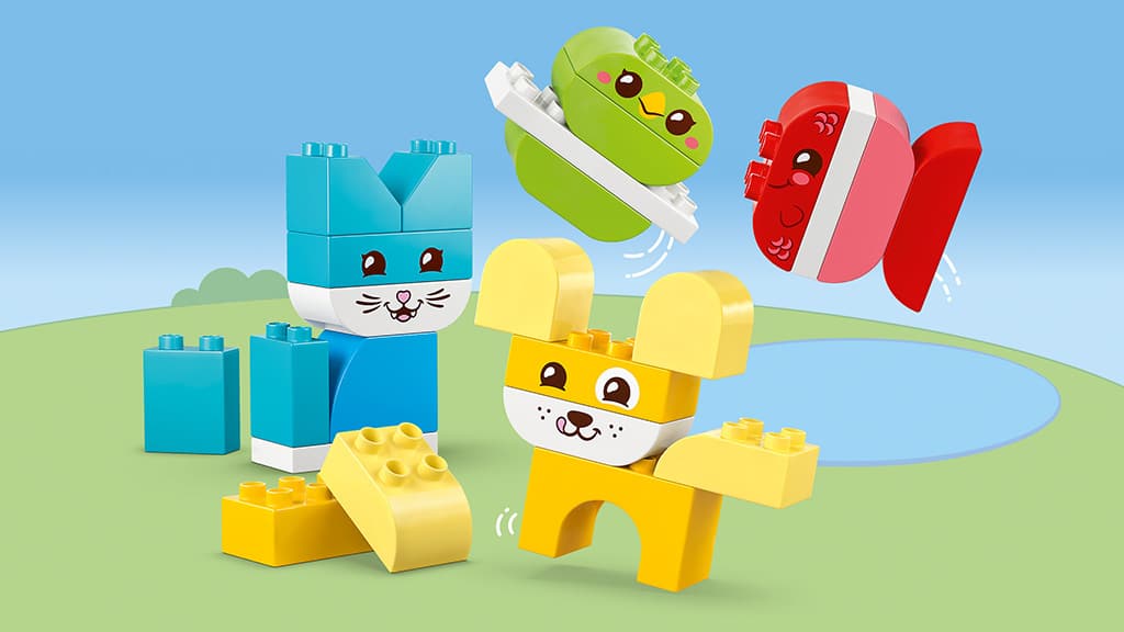 LEGO® DUPLO Kreatywny i uroczy 3 w 1 zwierzątka domowe