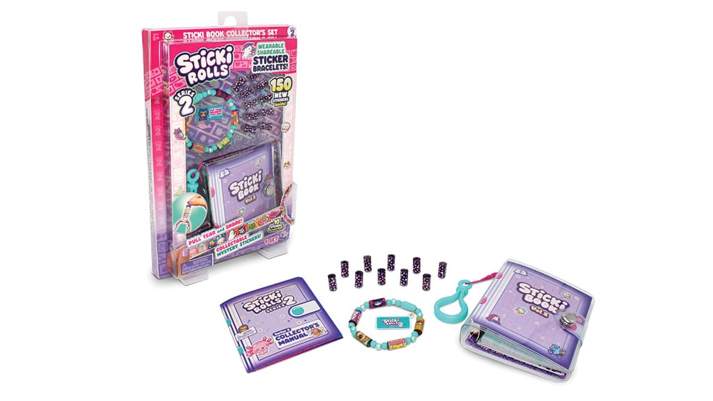 Przyklej, podziel się i noś nowe figurki niespodzianki Sticki Rolls od Jazwares