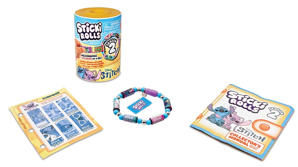 Przyklej, podziel się i noś nowe figurki niespodzianki Sticki Rolls od Jazwares