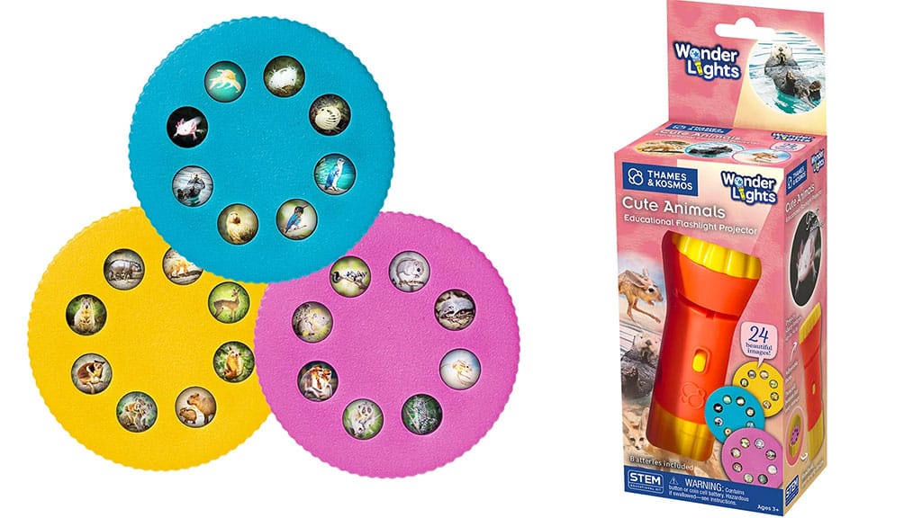 Thames & Kosmos Wonder Lights edukacyjna latarka projektor