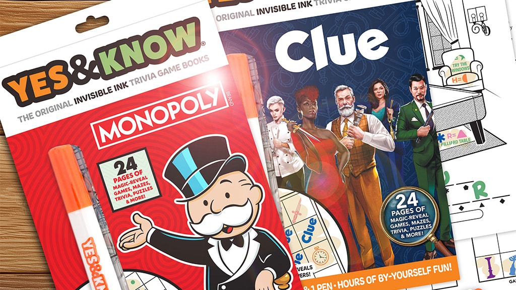 Wygraj wielką nagrodę z tymi książkami Yes & Know na temat gier planszowych Hasbro!