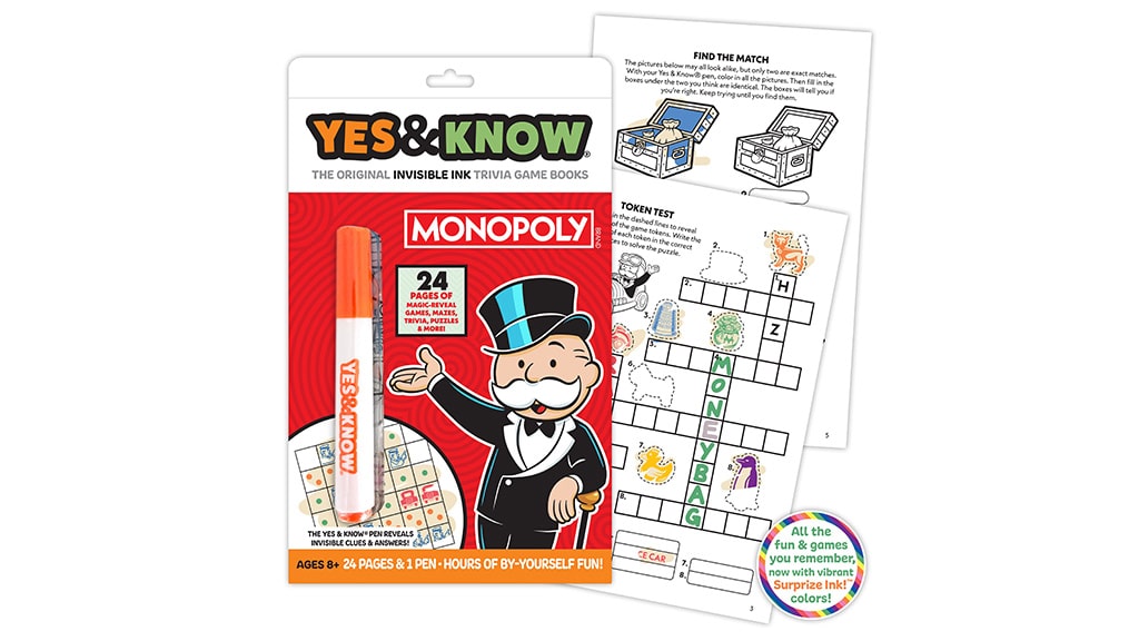 Wygraj wielką nagrodę z tymi książkami Yes & Know na temat gier planszowych Hasbro!