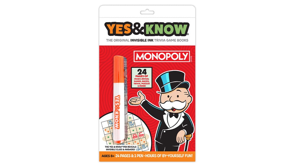 Wygraj wielką nagrodę z tymi książkami Yes & Know na temat gier planszowych Hasbro!