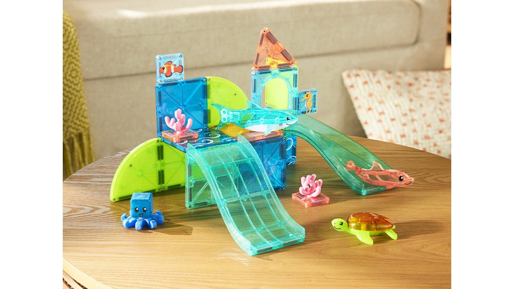 MAGNA-TILES® Zestaw gier magnetycznych Raf Korali 25 elementów