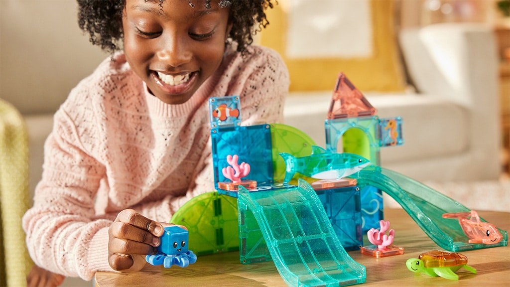 MAGNA-TILES® Zestaw gier magnetycznych Raf Korali 25 elementów