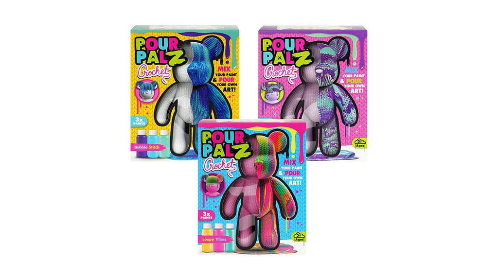 ToyMonster Pour Palz szydełkowy pluszowy miś