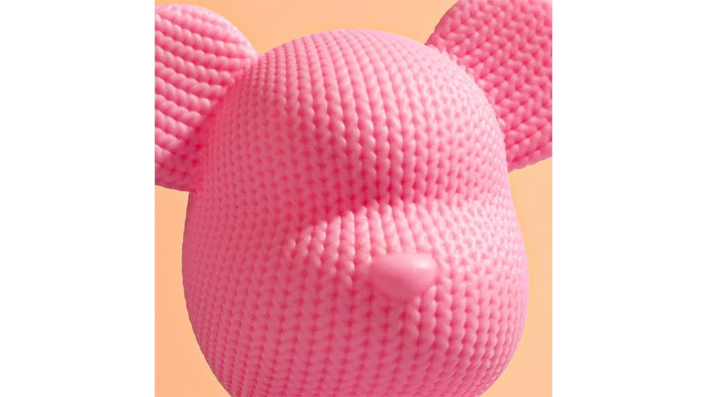 ToyMonster Pour Palz szydełkowy pluszowy miś