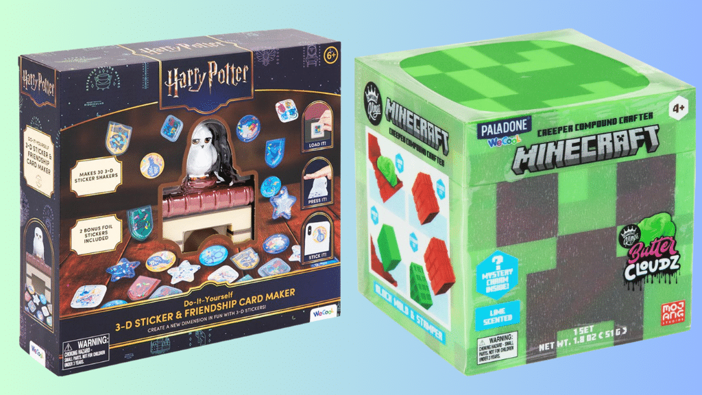 Budowniczowie i czarodzieje mogą być kreatywni z nowymi kolekcjami Minecraft i Harry Potter od WeCool
