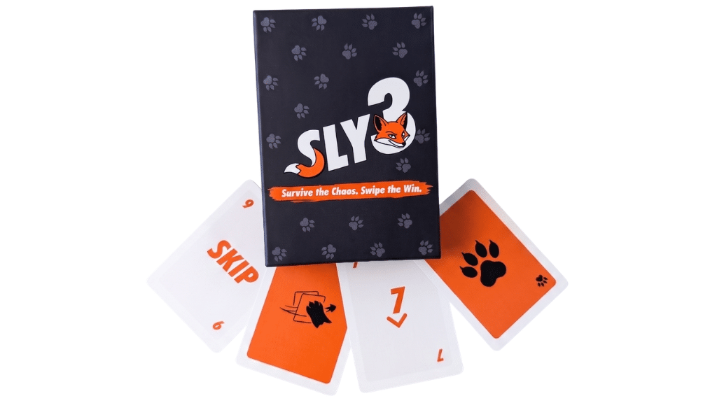 Wprowadź chaos na wieczory gier planszowych z grą karcianą Sly3!