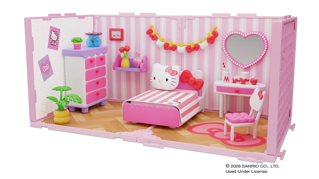 Goliath Sanrio zaprezentował słodką kolekcję akcesoriów do figurek Hello Kitty