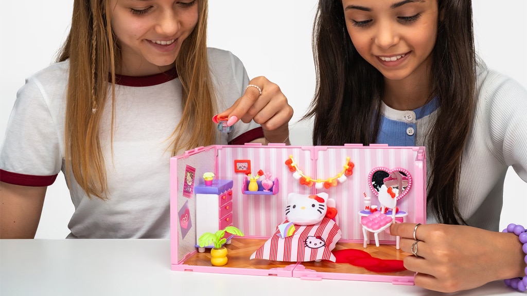 Goliath Sanrio zaprezentował słodką kolekcję akcesoriów do figurek Hello Kitty
