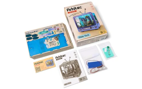 Arkitec CityVision 3D drewniane puzzle