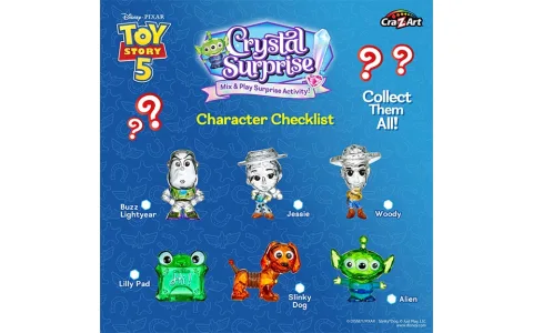 Cra-Z-Art Disney Crystal Surprise Toy Story zestaw 5 niespodzianek