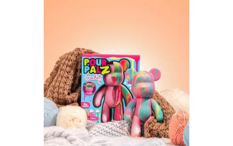 ToyMonster Pour Palz szydełkowy pluszowy miś