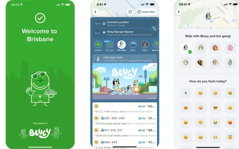 Podróżuj z Bluey w prawdziwym życiu dzięki nowej funkcji Citymapper dla dzieci