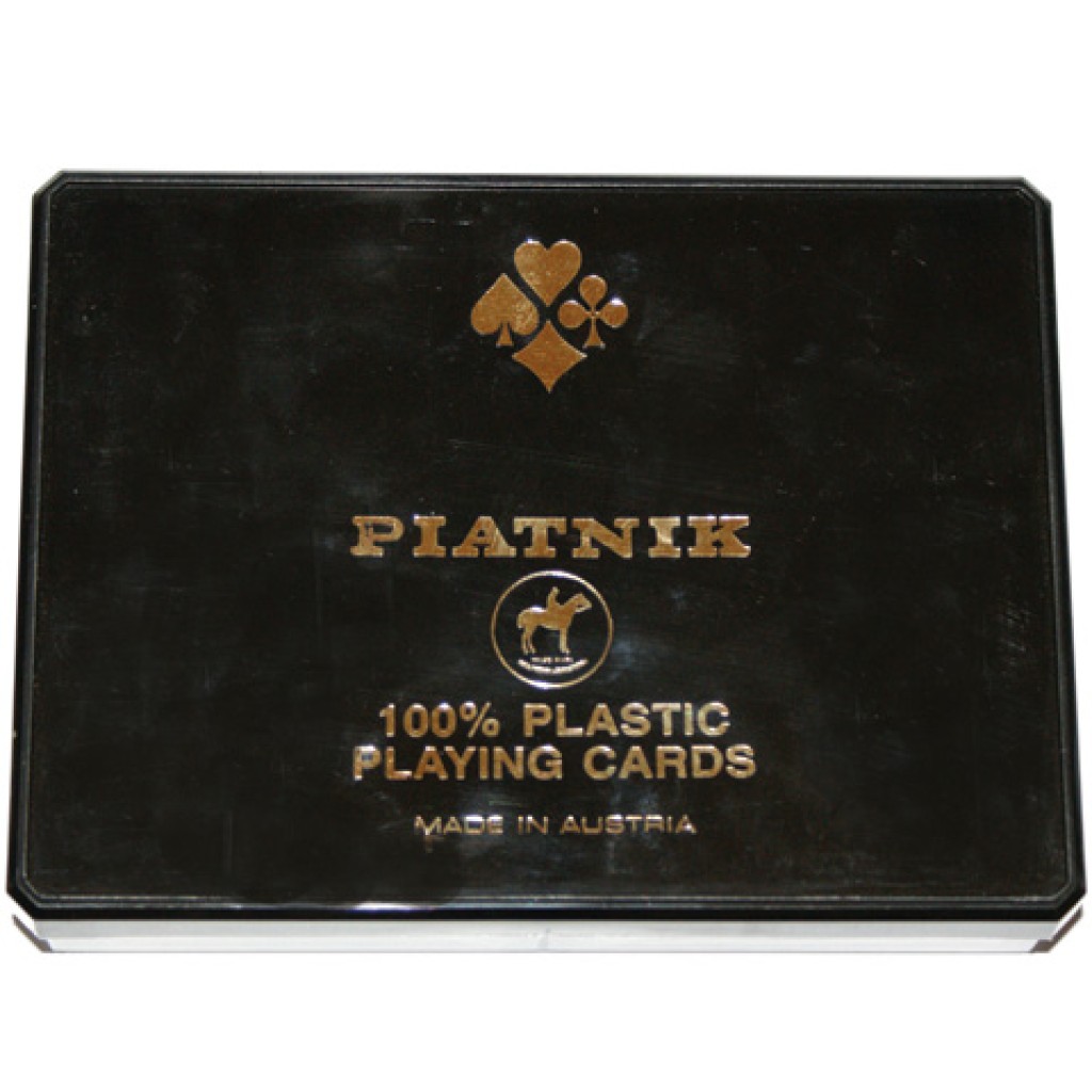 100% plastikowy rummy 2*55 kart - Piatnik zdjęcie 1