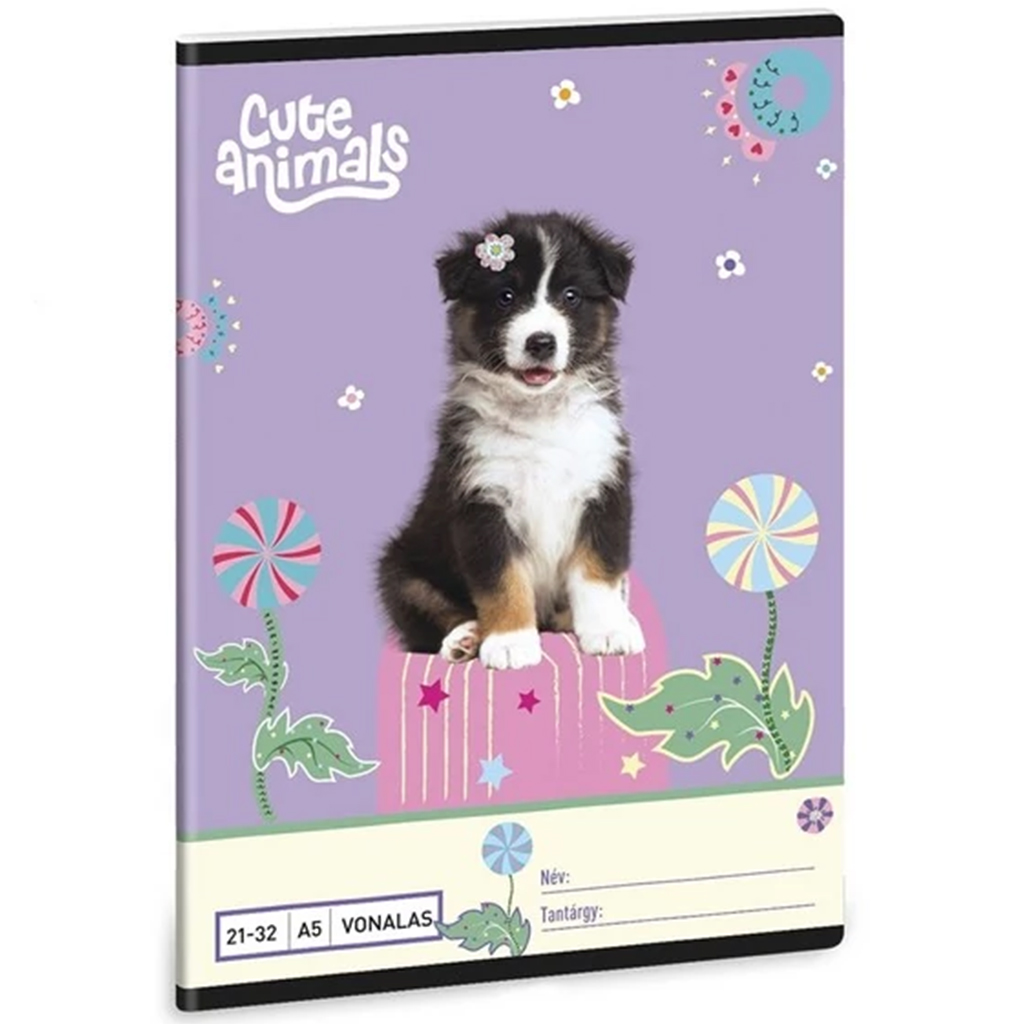 Ars Una: Cute Animals - Aussie zeszyt w linię A/5 21-32 kép 1