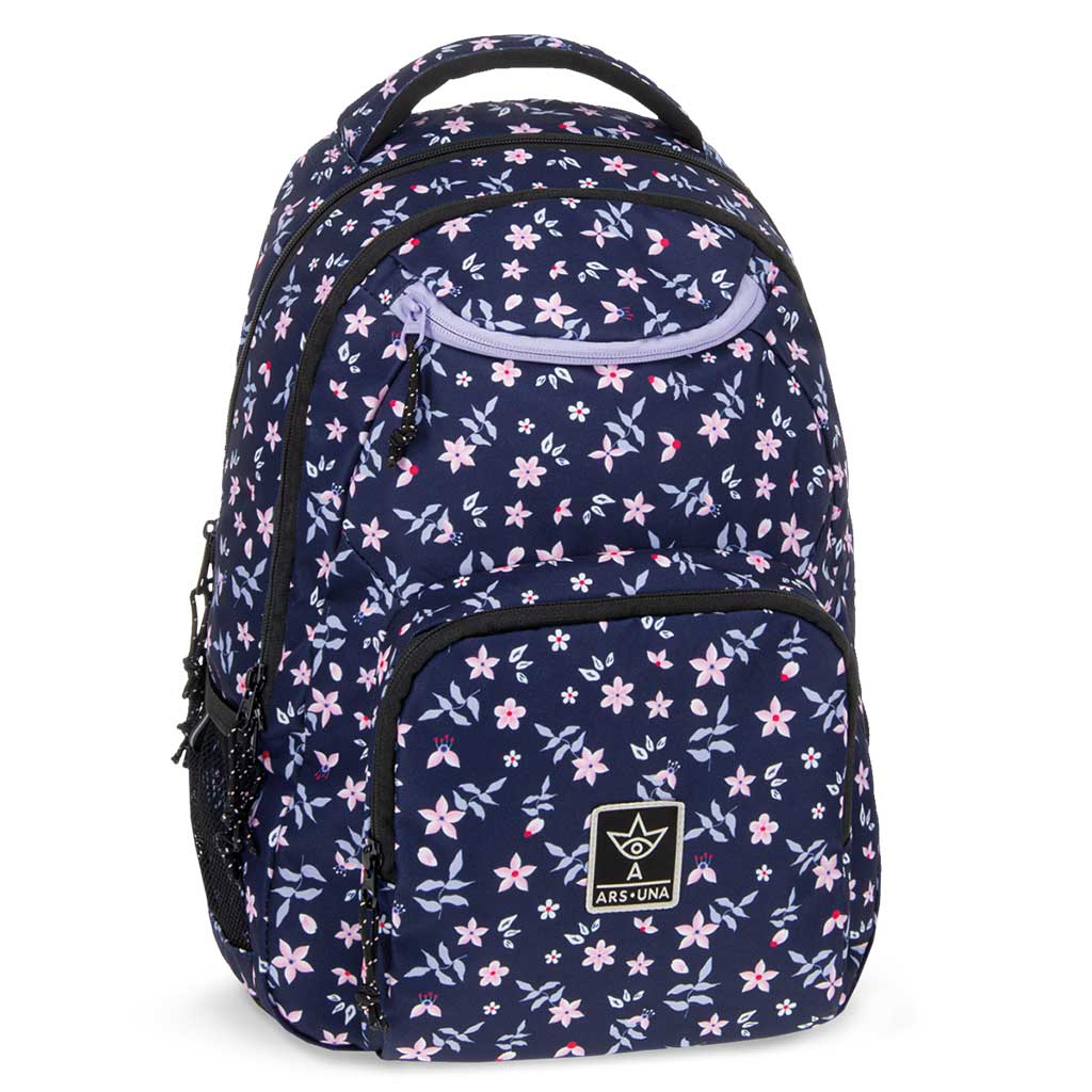 Ars Una: Navy bloom AU-6 torba szkolna, plecak 34x45x26cm kép 1