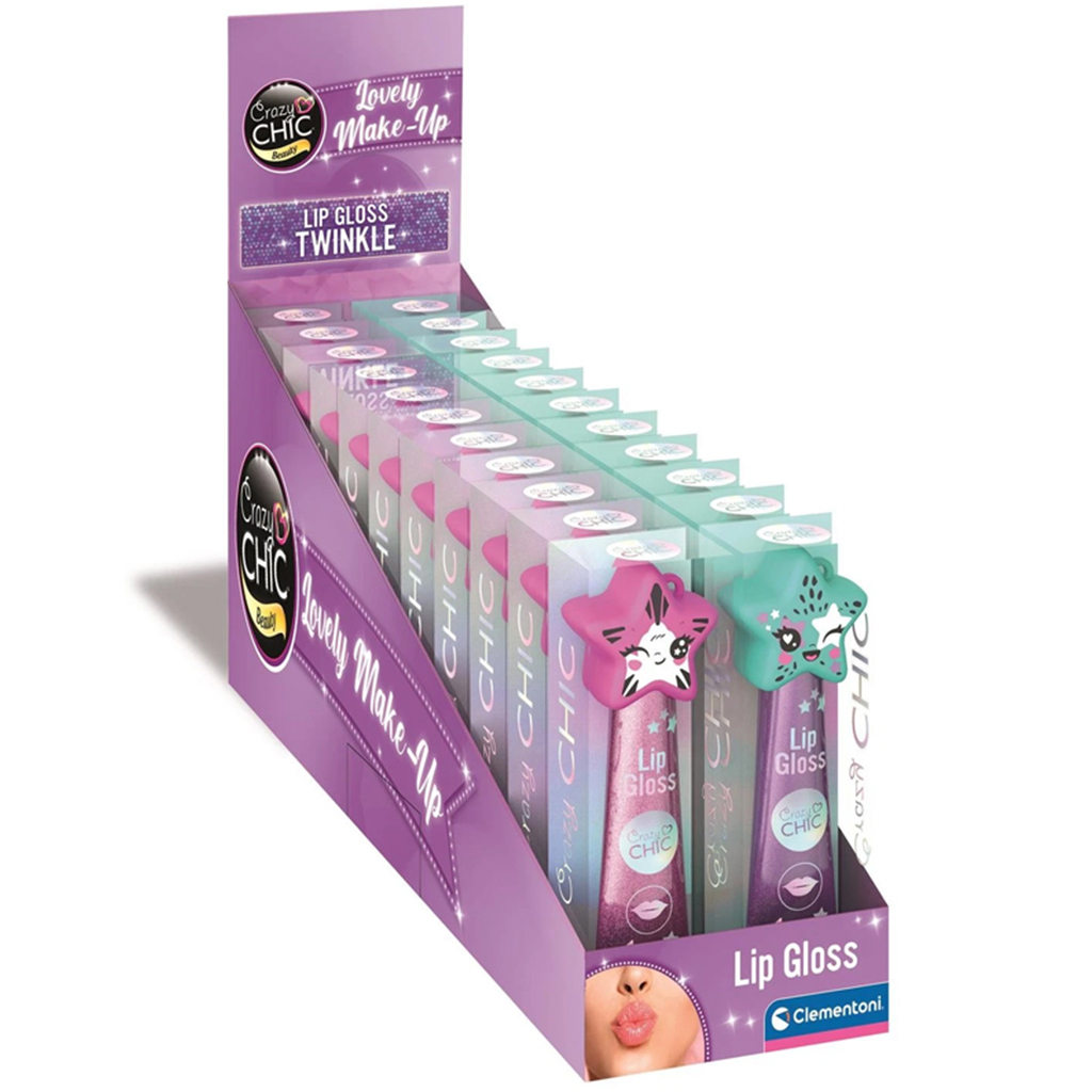 Crazy Chic: Lovely błyszczący błyszczyk do ust w dwóch wersjach, 1 sztuka - Clementoni zdjęcie 2