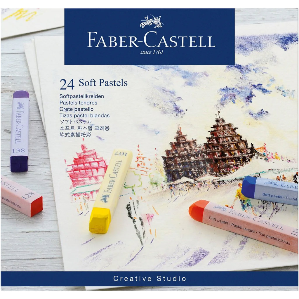 Faber-Castell: Zestaw suchych pasteli w kredzie, 24 sztuki kép 1