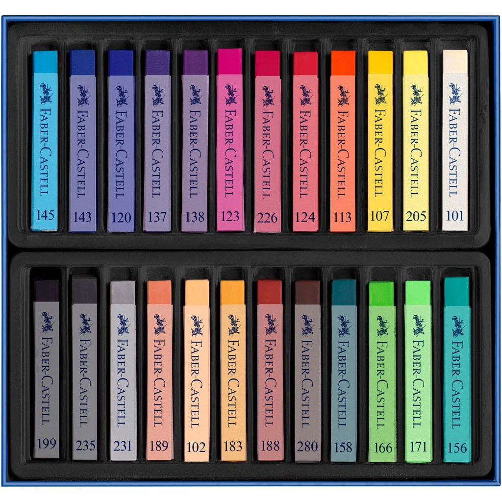 Faber-Castell: Zestaw suchych pasteli w kredzie, 24 sztuki kép 2