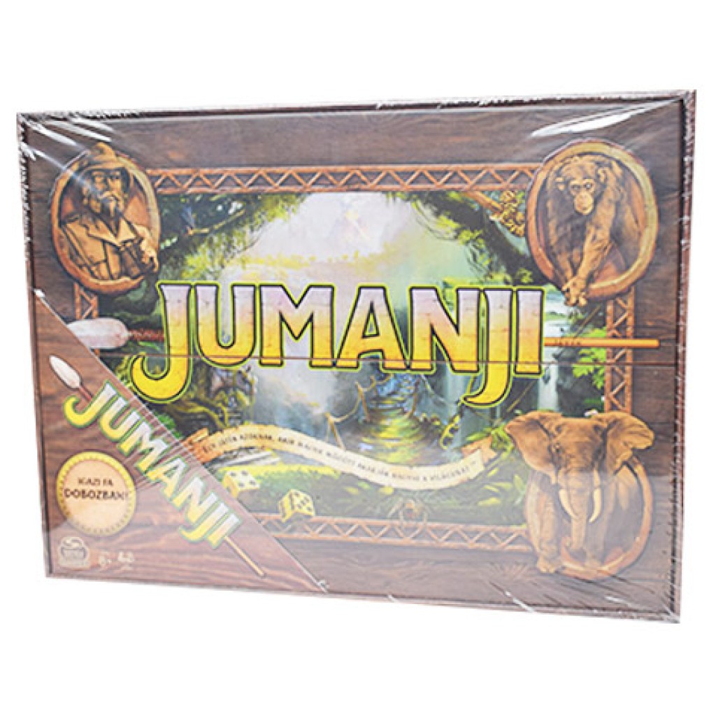 Gra planszowa Jumanji – nowe wydanie w drewnianym pudełku – Spin Master zdjęcie 1