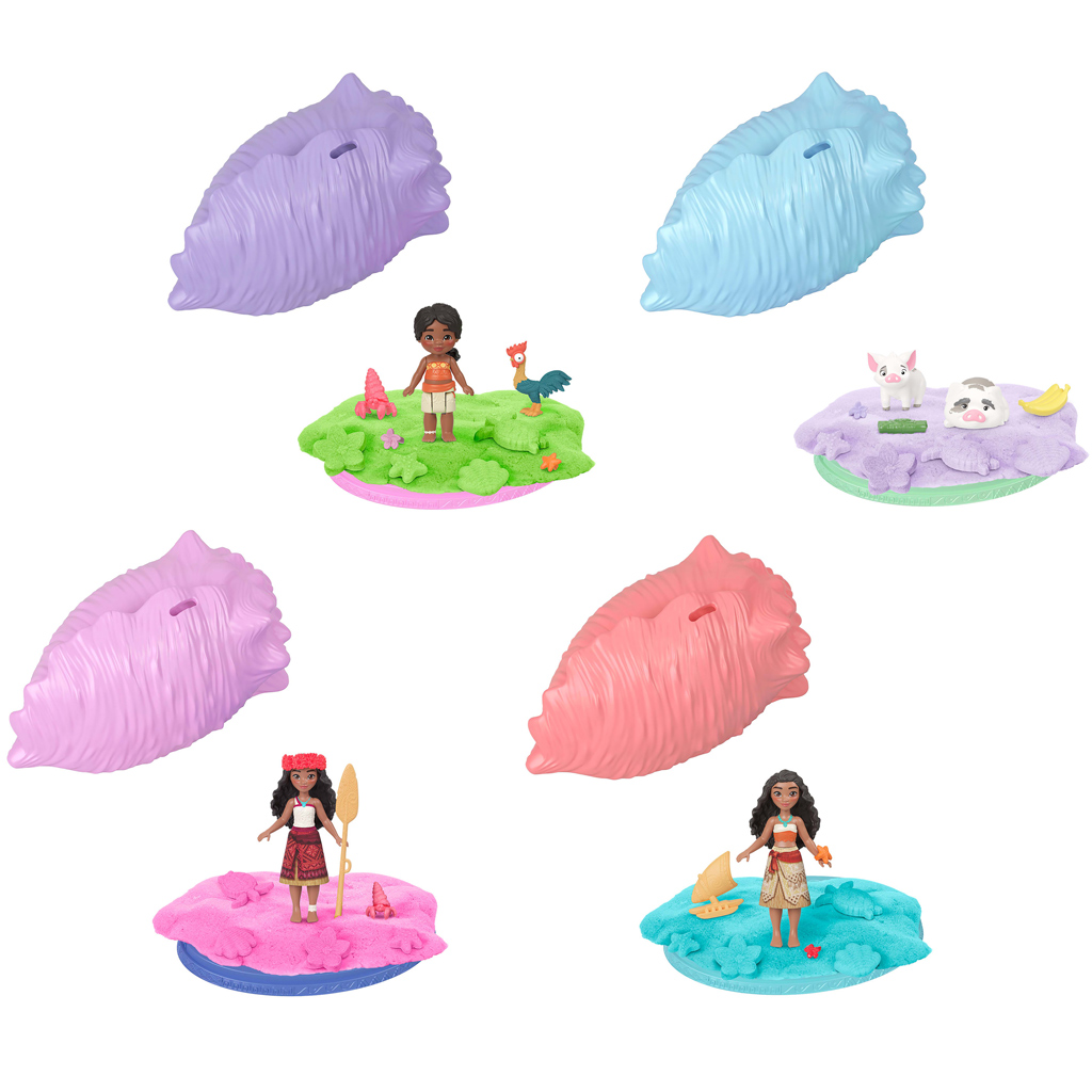 Księżniczki Disneya: Vaiana mini niespodzianka z wysepką i figurką - Mattel kép 2