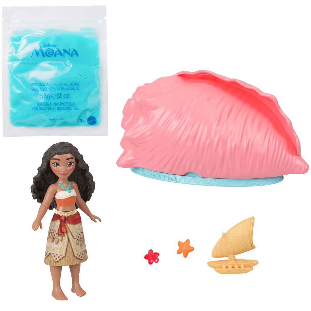 Księżniczki Disneya: Vaiana mini niespodzianka z wysepką i figurką - Mattel kép 3