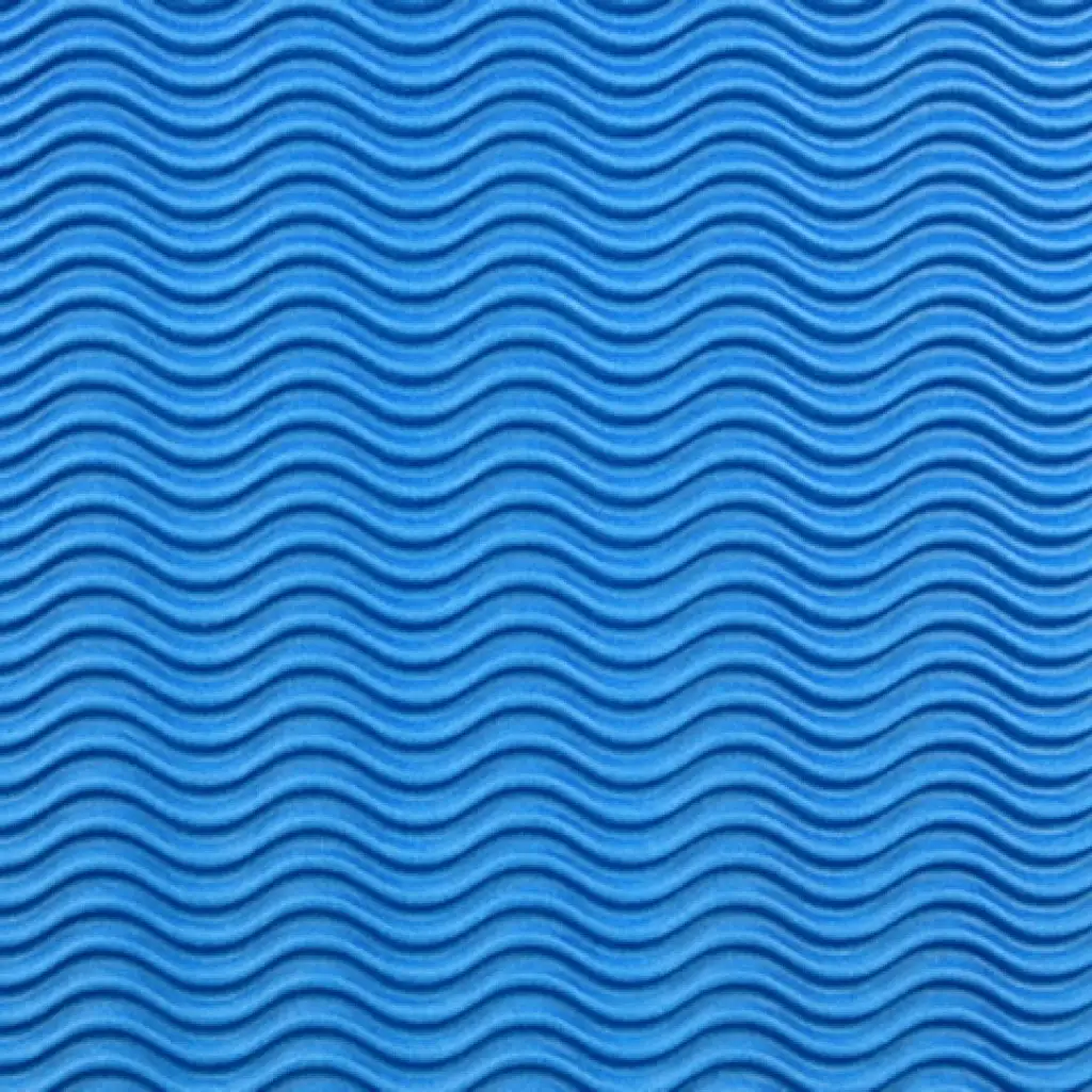 Niebieska dekoracyjna tektura falista 3D B2 50x70cm 1 szt.