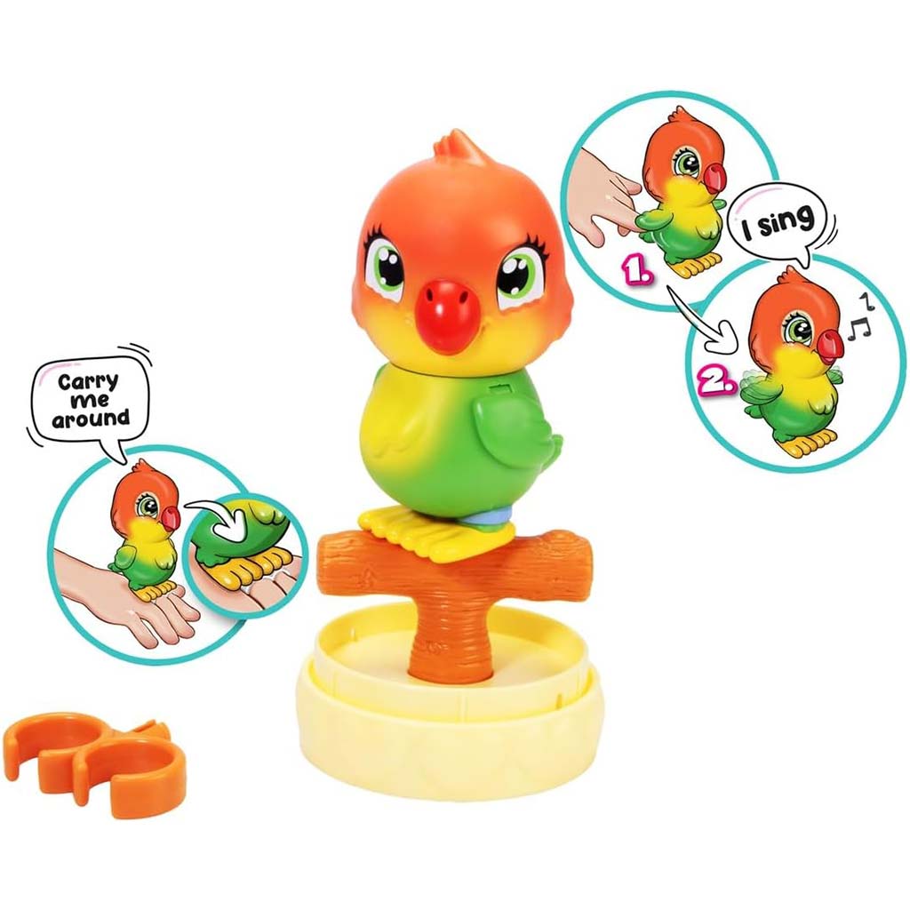 Pamper Petz: Mini Birdy interaktywny ptaszek - Simba Toys kép 2