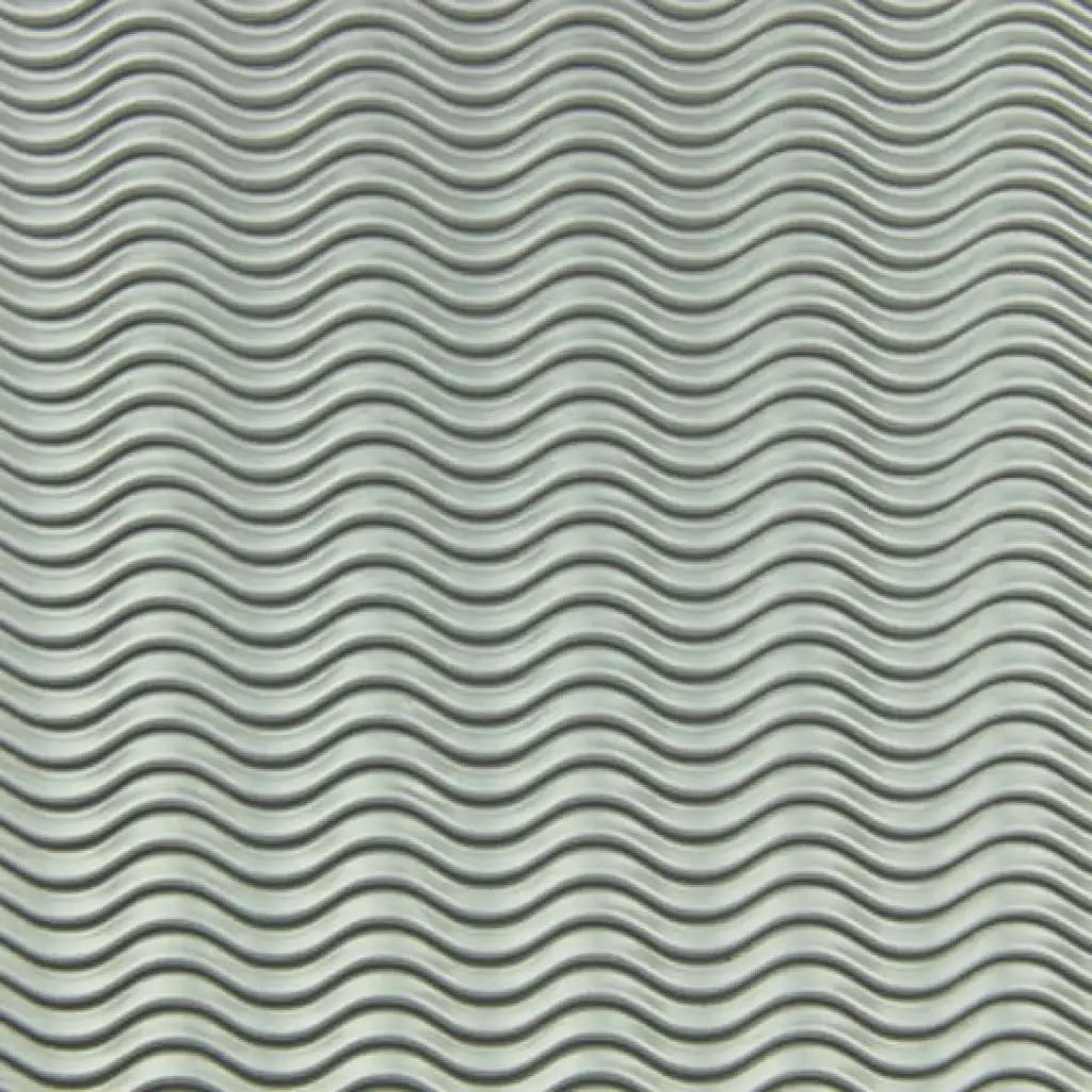 Srebrna dekoracja 3D tektura falista B2 50x70cm 1 szt.