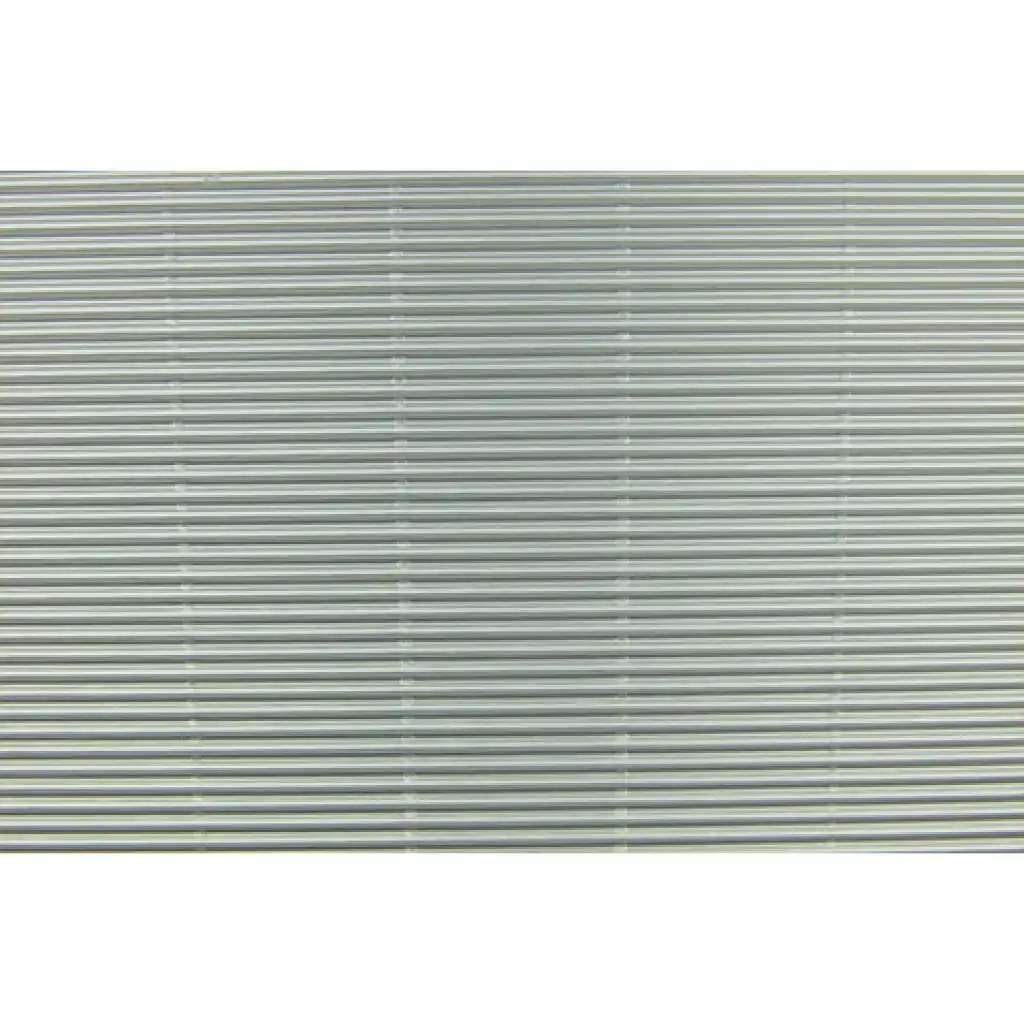 Srebrna dekoracyjna tektura falista 3D w rolce B/2 50x70 cm 1 szt.