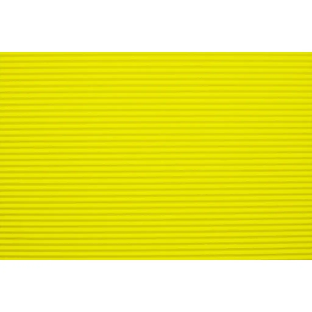 Żółta dekoracyjna tektura falista 3D rolka B/2 50x70cm 1 szt.