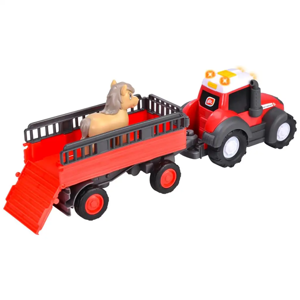 ABC Massey traktor transportowy z koniem - Simba Toys zdjęcie 2