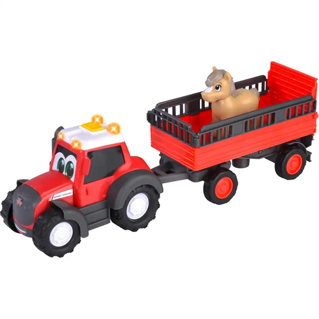 ABC Massey traktor transportowy z koniem - Simba Toys zdjęcie 3