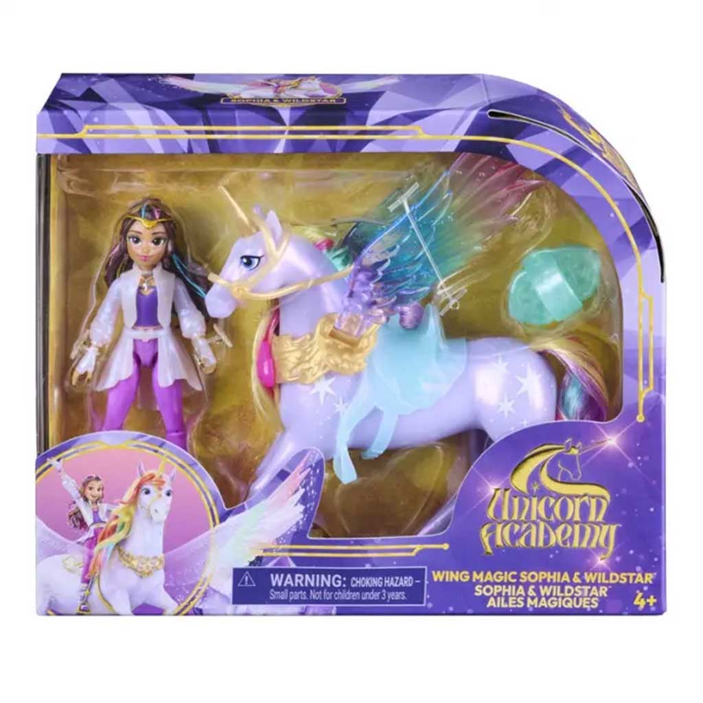 Akademia jednorożców: Czarodziejskie skrzydła - zestaw Sophia i Wildstar - Spin Master zdjęcie 1