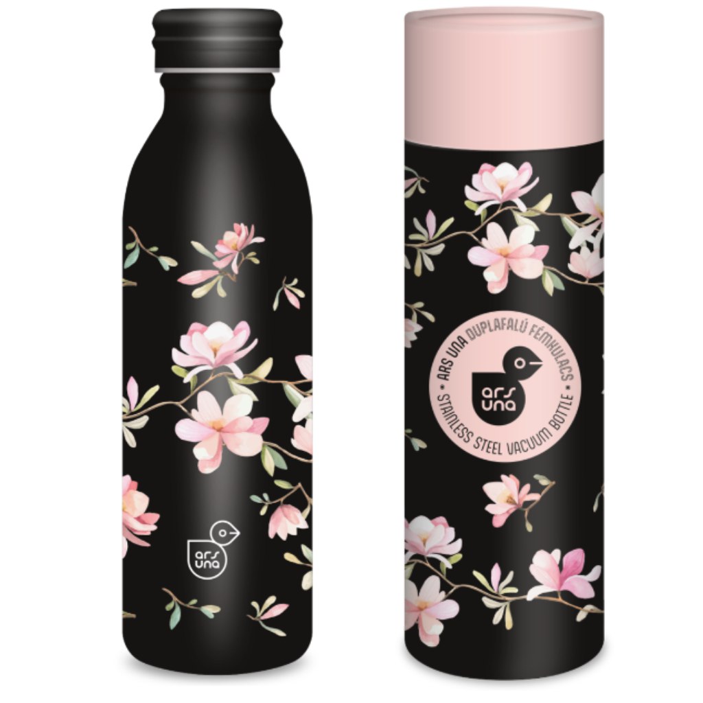 Ars Una Magnolia podwójna metalowa butelka 600ml zdjęcie 1