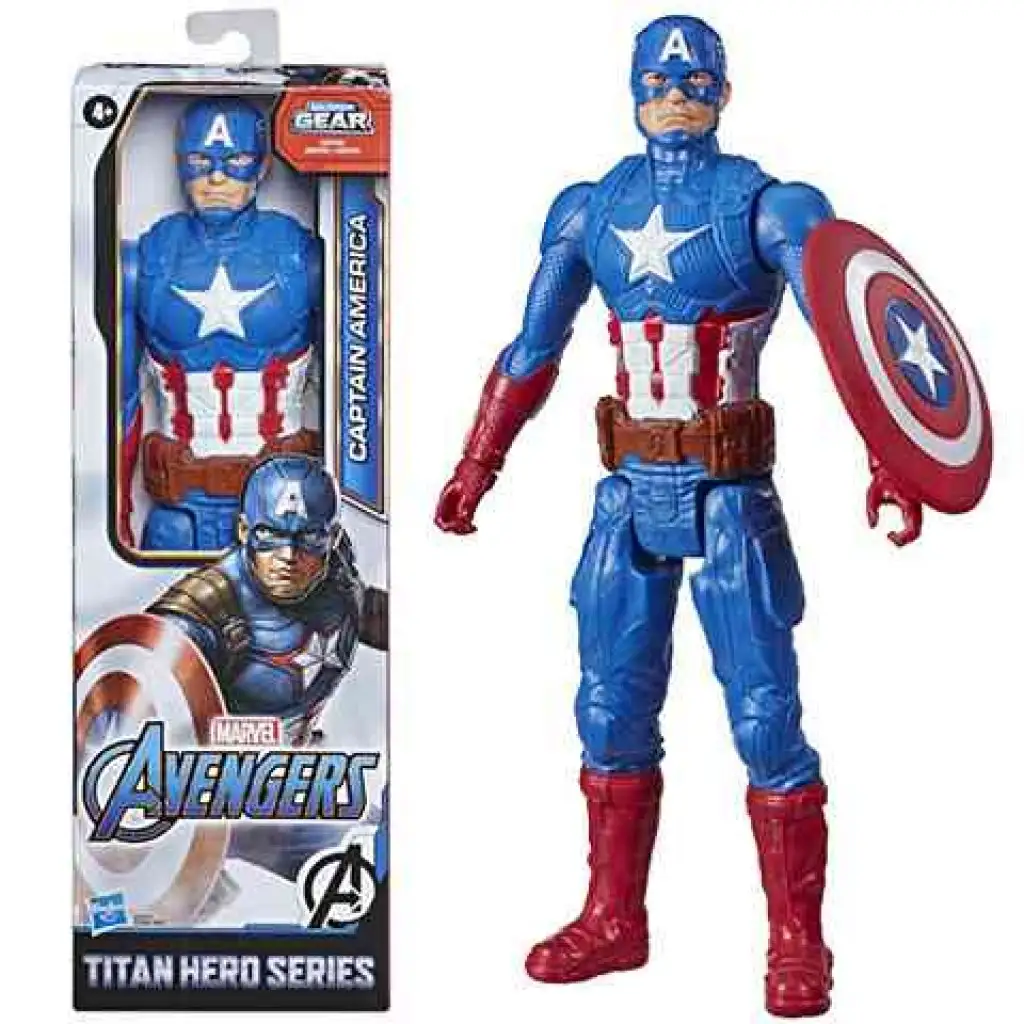 Avengers Titan Hero: Kapitan Ameryka 30cm figurka - Hasbro zdjęcie 1