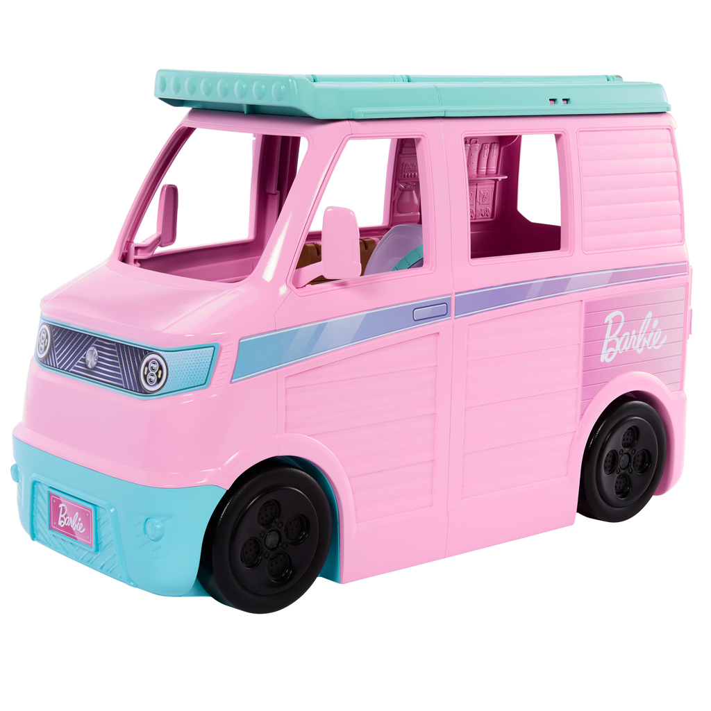 Barbie Dream Land Road Trip kamper z 20 akcesoriami – Mattel zdjęcie 2
