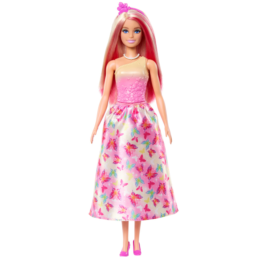 Barbie Dreamtopia: Księżniczka w różowej sukience z motylkami - Mattel zdjęcie 2