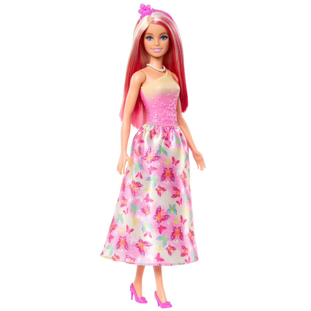 Barbie Dreamtopia: Księżniczka w różowej sukience z motylkami - Mattel zdjęcie 3