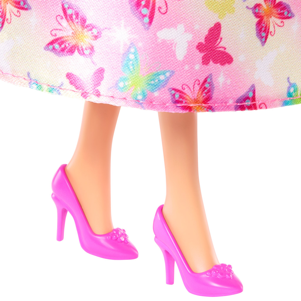 Barbie Dreamtopia: Księżniczka w różowej sukience z motylkami - Mattel zdjęcie 5