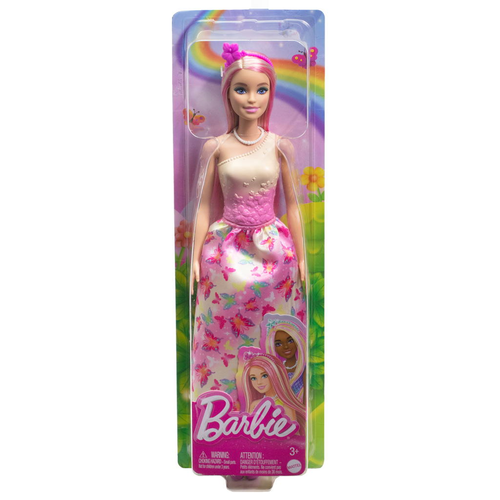 Barbie Dreamtopia: Księżniczka w różowej sukience z motylkami - Mattel zdjęcie 6