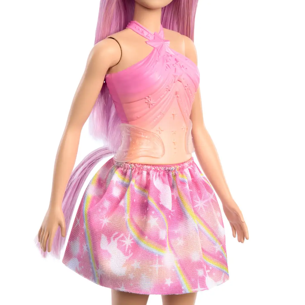 Barbie Dreamtopia: Lalka jednorożec w różowej sukience - Mattel zdjęcie 4