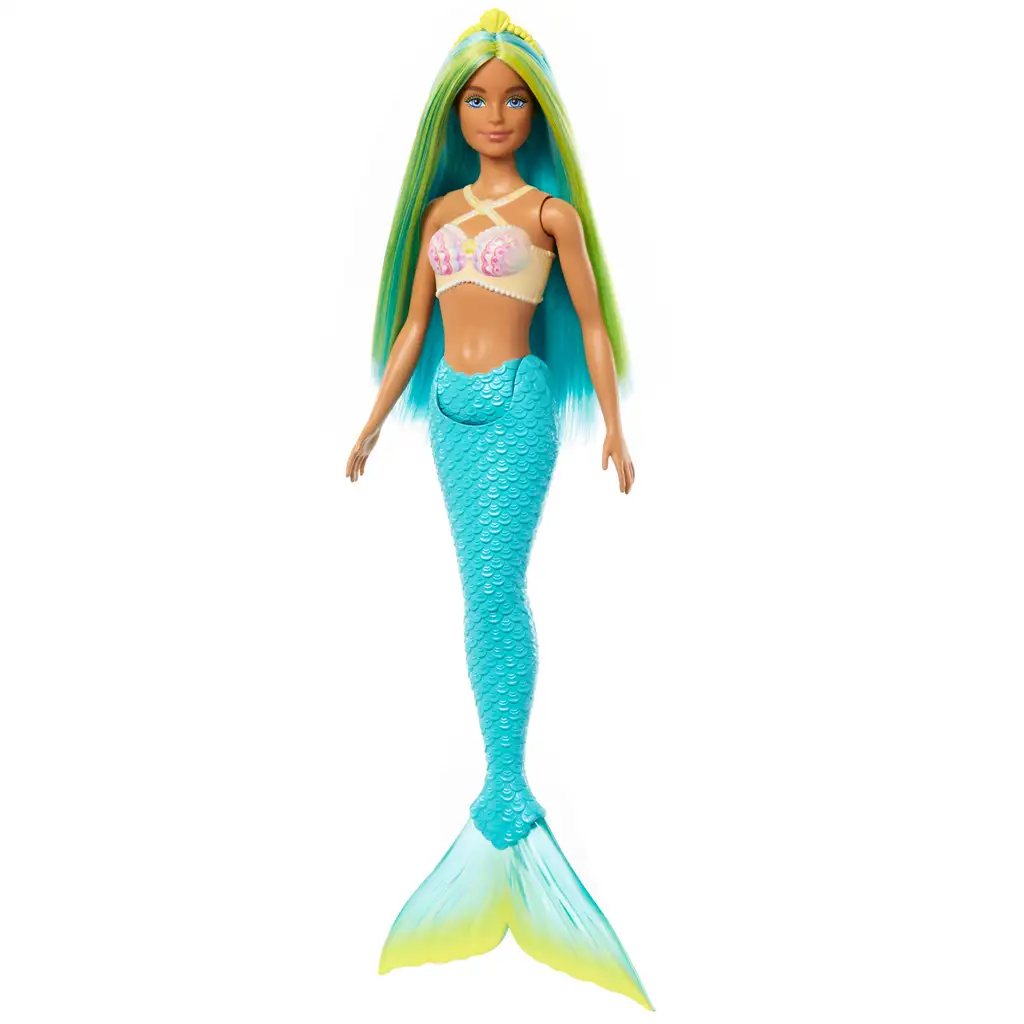 Barbie Dreamtopia: Syrenka z niebieskimi włosami i ogonem - Mattel zdjęcie 2