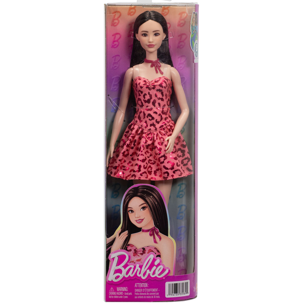 Barbie: Fashionista Przyjaciółki stylowa lalka modowa w leopardskim ubraniu – Mattel zdjęcie 1