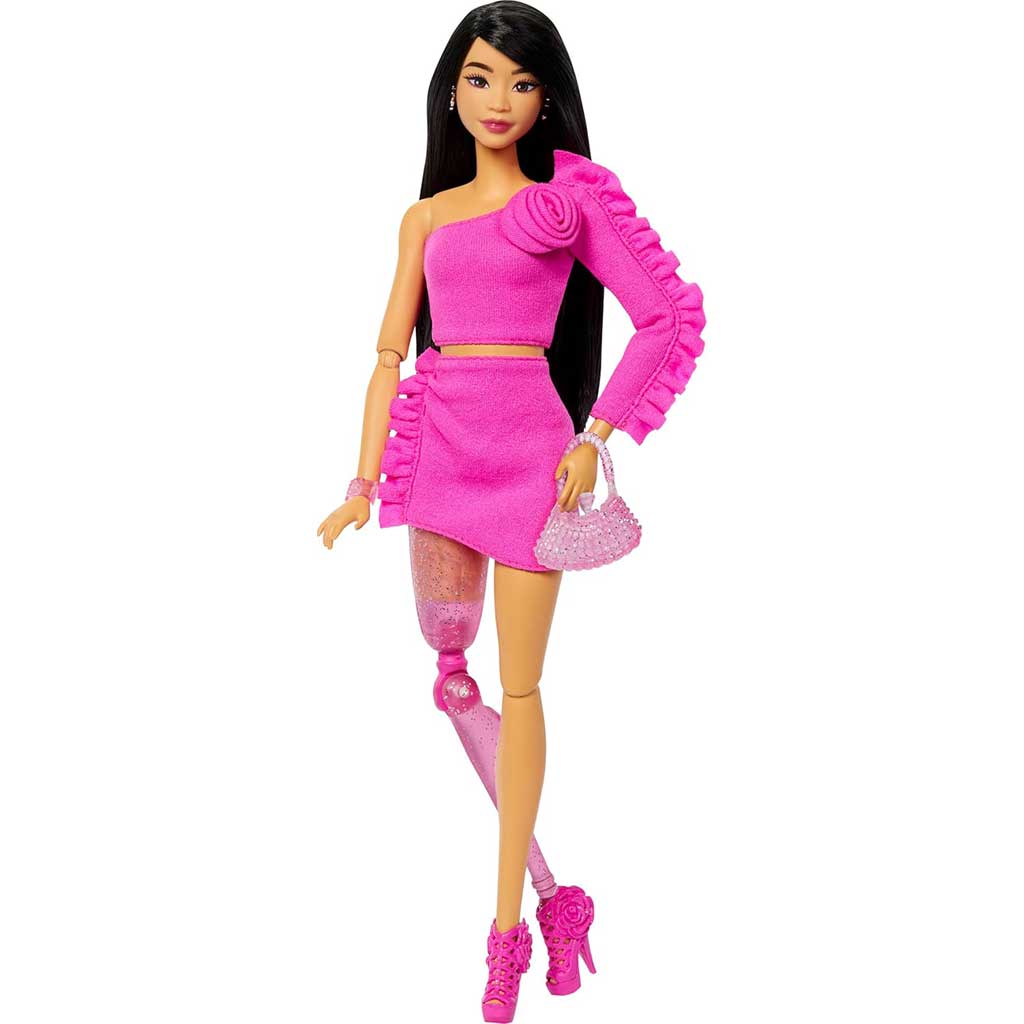 Barbie: Modne przyjaciółki - Lalka z czarnymi włosami - Mattel zdjęcie 2