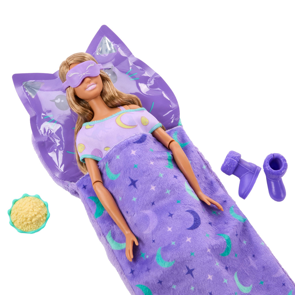 Barbie Pizsiparti Reveal - Fioletowy - Mattel zdjęcie 5