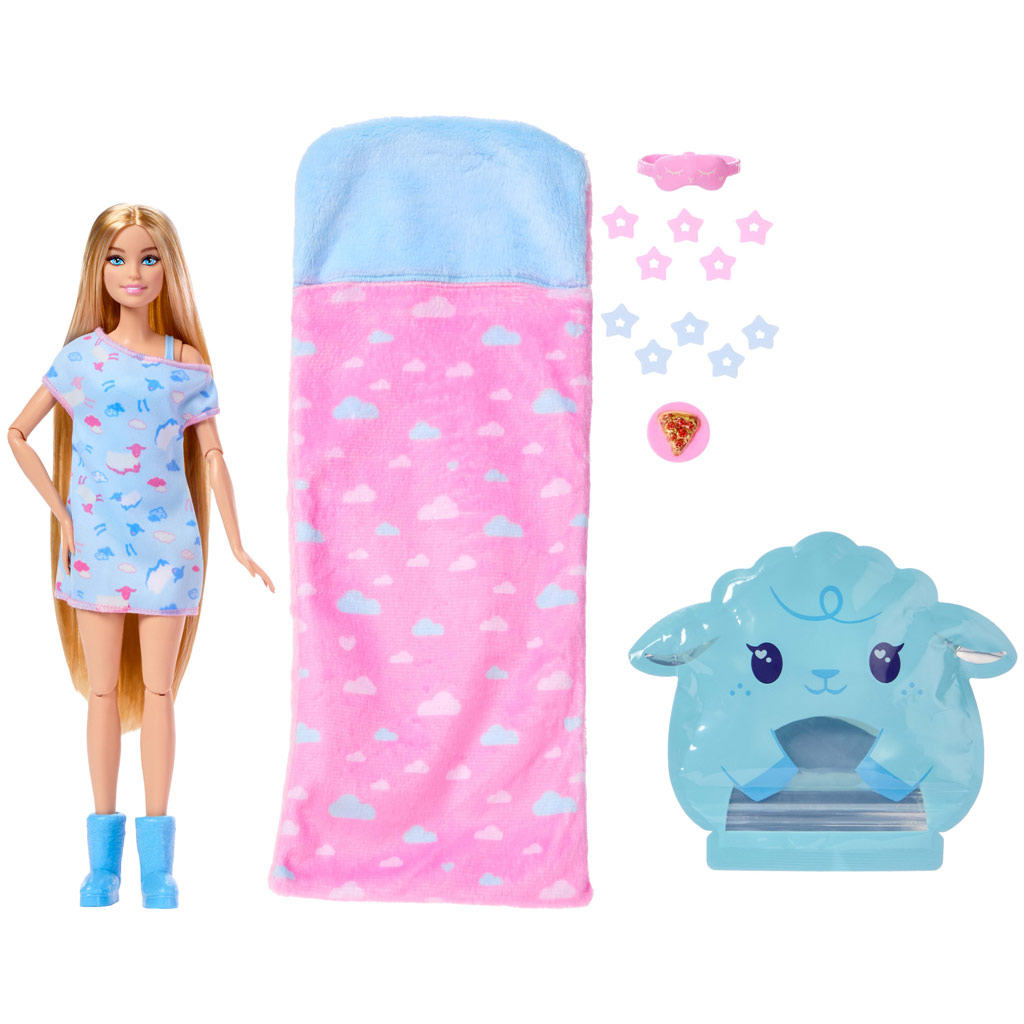 Barbie Pizsiparti Reveal - Niebieski - Mattel zdjęcie 6